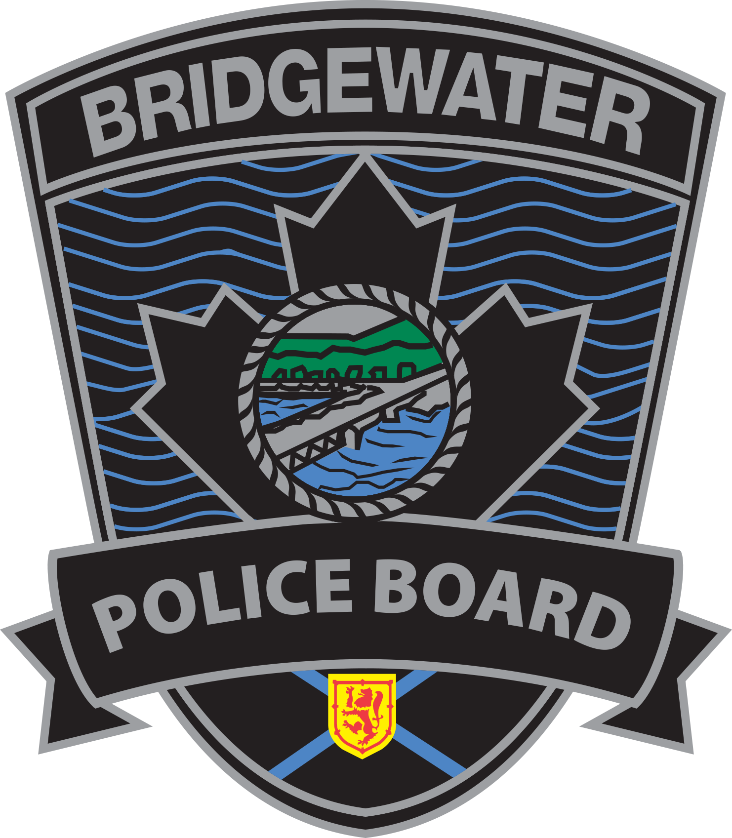Bridgewater Police Board Crest color Converted
